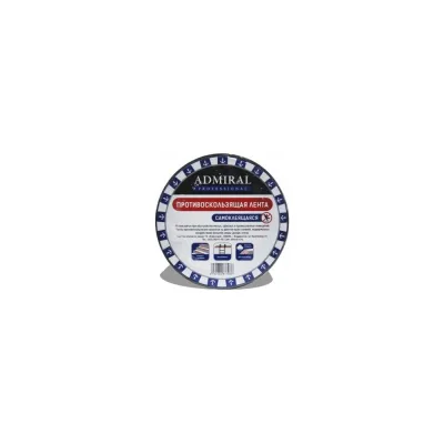 Лента ADMIRAL STARS противоскольжения черная 25мм x 5м 54408894