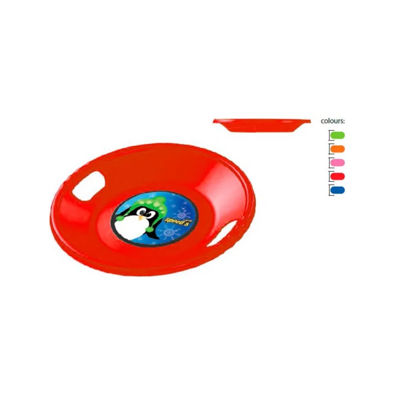 Ледянка Rusconnect Isto speed s 560х70 мм, красный 612254