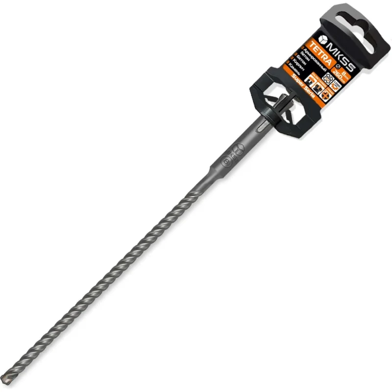 Бур по армированному бетону Tetra MKSS Toolbox SS5502 8x260мм (SDS-plus) MKSS SS55020826