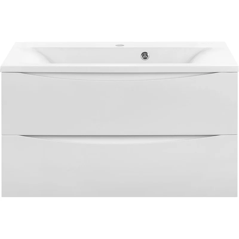 База под раковину VINCEA Mia 900 подвесная, 2 выкатных ящика soft close, G.White. VMC-2MA900GW