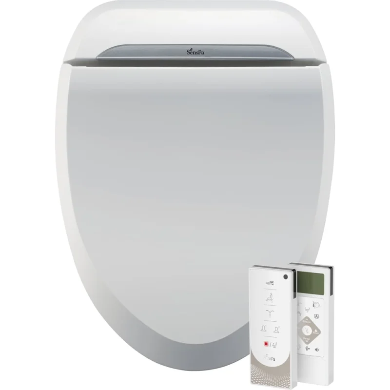 Электронагревательная крышка для унитаза SensPa короткая JK-1000RS GRAY