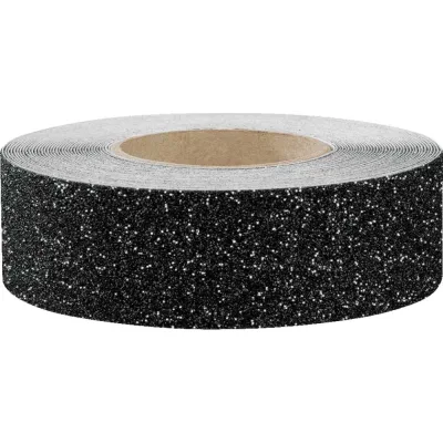 Противоскользящая лента Mehlhose GmbH Блестящий тип среднее зерно 60 Grit цвет черный с вкраплениями износостойкость 1 млн шагов 50 мм х 18,3 м M8SR050183