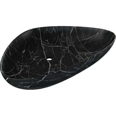 Раковина для ванной накладная Ellie W 60 черный мрамор Teymi T50592 ЦБ-00285898