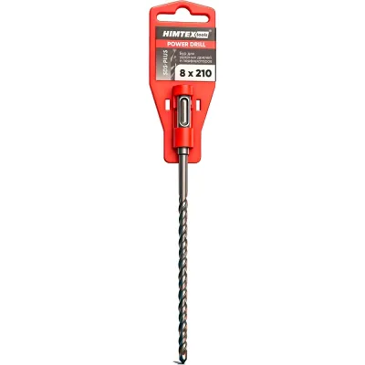 Бур для ударных дрелей и перфораторов HIMTEX SDS-PLUS (2 резца) tools 8х210 8210SPLUS2C