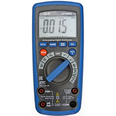 Мультиметр с поверкой СЕМ DT-9963 686627