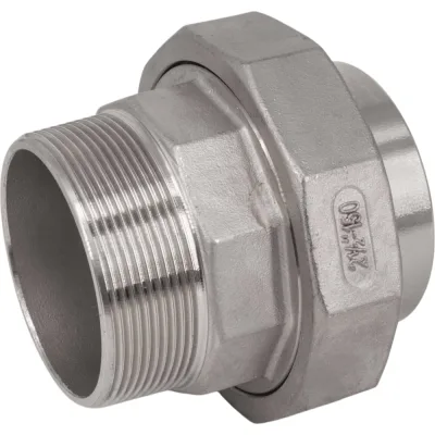 Американка NEWKEY c/нр нержавеющая сталь AISI304 DN65 (2_1/2), (CF8), PTFE, PN16 NK-AW/M65/4