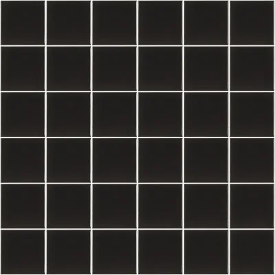 Мозаика Starmosaic черная керамическая 306х306х6 мм матовая