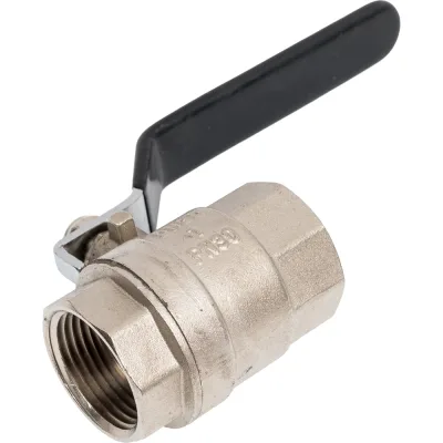 Шаровой кран для воды ONDO 1 1/2", г/ш, рычаг, никель ONFMH112