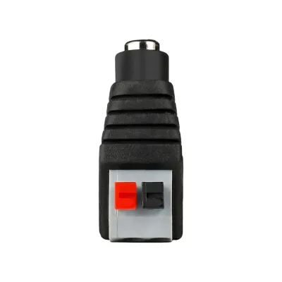 Наконечник питания Smartbuy F, гнездо, 2.1x5.5 мм, с быстрозажимным крепежом 2 шт 100 A212