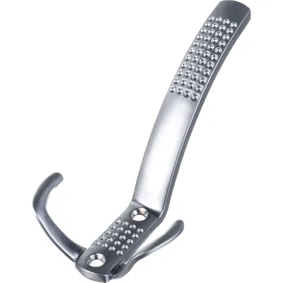 Крючок мебельный трехрожковый Kerron матовый хром KR-0070-SC