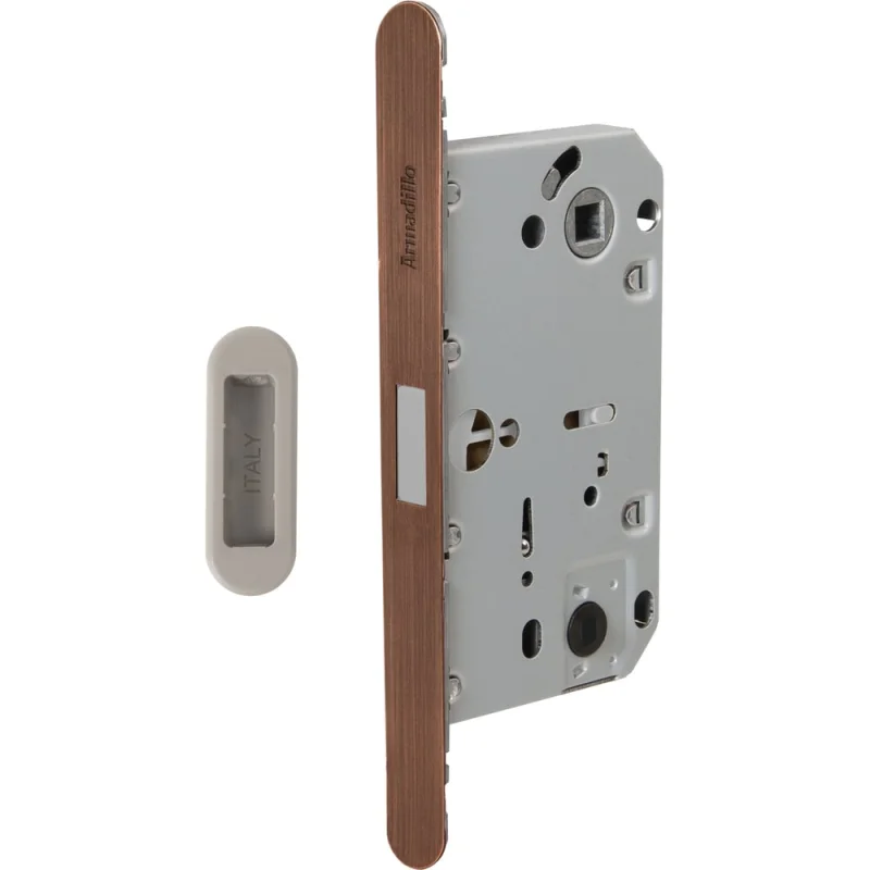Магнитная защелка WC Armadillo с ответной планкой GRAVITY.PRO G01.196.50.96 AC медь 60703