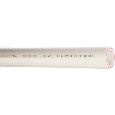 Армированная стекловолокном труба PRO AQUA PP-R RUBIS SDR 7.4 Белая d-32 мм 2 м PA35212P