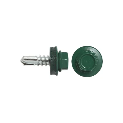 Кровельный саморез SWFS RAL-6005 ZP 4,8х35, 250 шт. тов-048435
