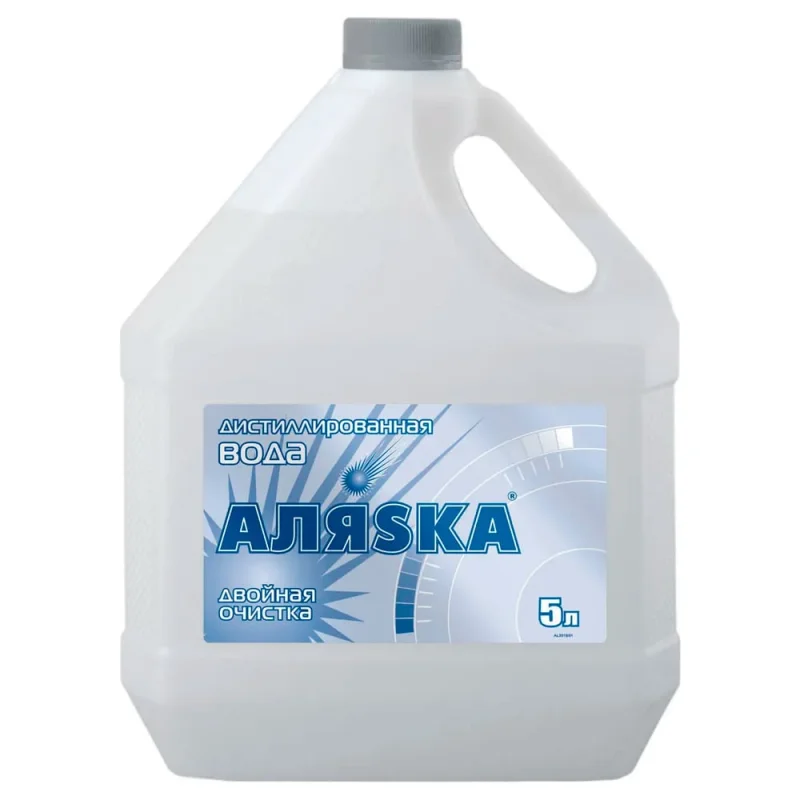 Дистиллированная вода 5 л АЛЯSКА 5519