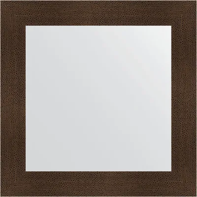 Зеркало EVOFORM в багетной раме - бронзовая лава 90 mm (70x70 cm) 3152