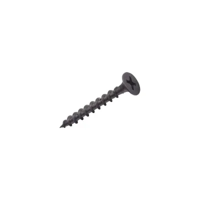 Саморез по г/к BlackWeld _3.8х64, 1кг, крупная резьба, фосфатирование 145305