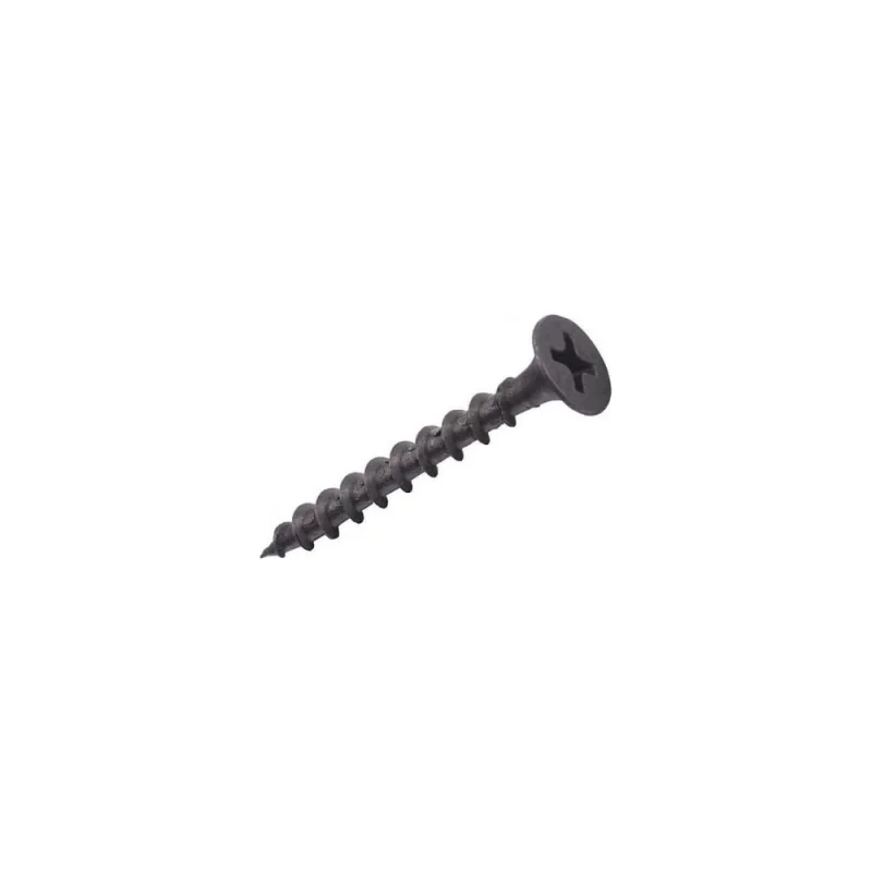 Саморез по г/к BlackWeld _3.8х64, 1кг, крупная резьба, фосфатирование 145305