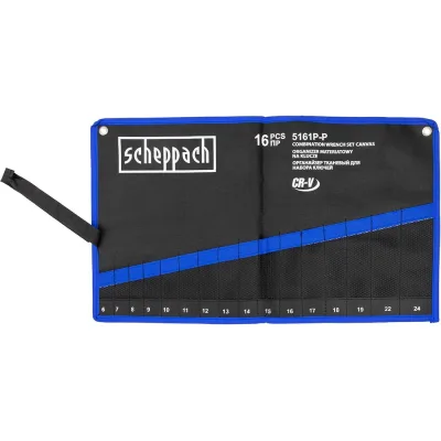 Органайзер тканевый Scheppach для набора ключей 16 пр. Sch-5161P-P(59118)