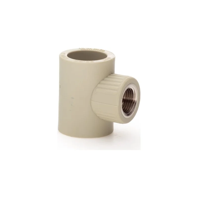 Тройник LAMMIN ppr комбинированный, вр 32x1/2" 50/10 серый Lm31047032015G