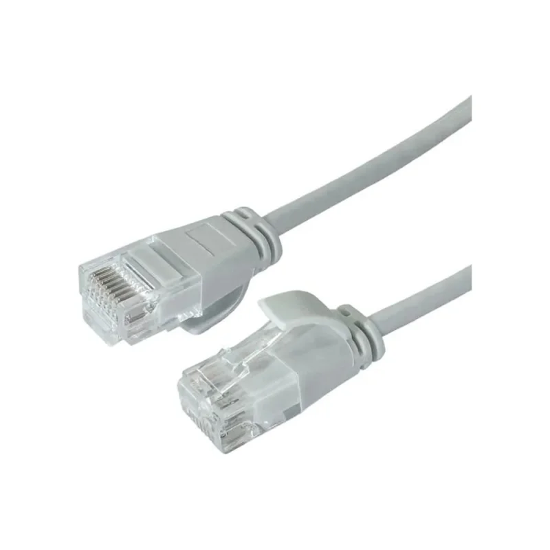 Кабель патч-корд U/UTP 6 кат. 1м FL-U6-C-LSZH-SLIM-1.0M 28AWG(7x0.127 мм), чистая медь, LSZH, Slim flexible, серый Filum 00-01114960