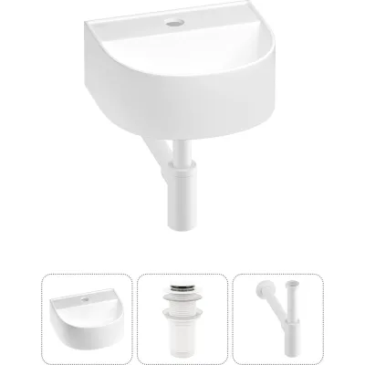 Мини-раковина для ванной комнаты или туалета Wellsee WC Area в наборе 3 в 1 20212116R