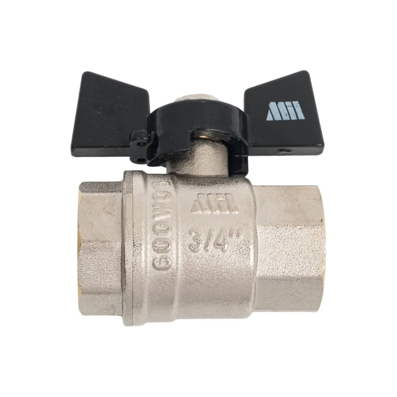 Кран Millennium 3/4" Внтр.-Внтр. (Г/Г) бабочка KVBFF3434, УТ000000784