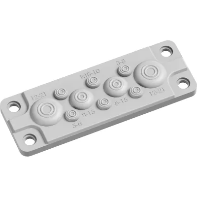 Кабельный ввод DKC FL13, пластик V0 UL94, IP55, +130 -40, 10 отверстий R5HTB10