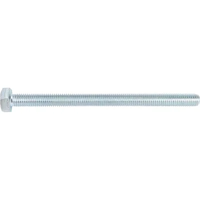 Болт МЕТАЛЛСЕРВИС М10x140, DIN 933, с полной резьбой, цинк, 10 шт. 1239324