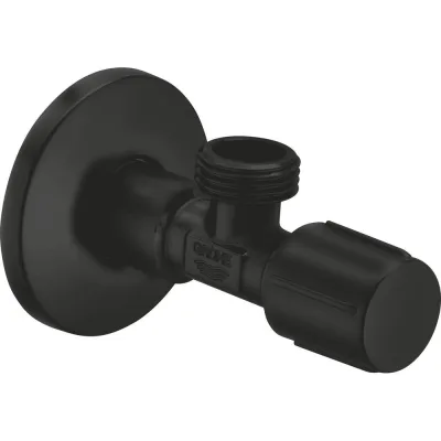 Угловой вентиль Grohe 1/2", матовый черный 1023422430