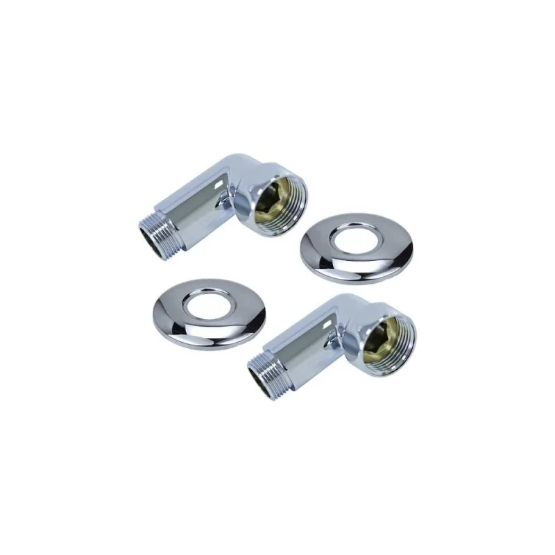 Соединение угловое Millennium 3/4"×3/4" внутренняя/наружная резьба (пара) — фитинг для полотенцесушителя SPUM3434