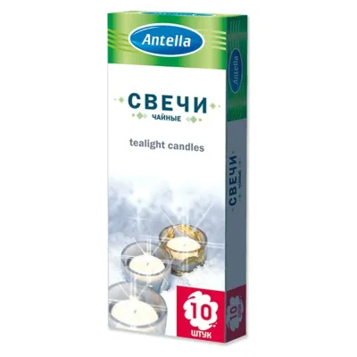 Чайные свечи ANTELLA 10 шт 90515
