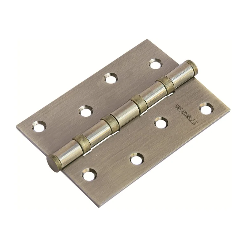 Петля стальная с подшипником универсальная MORELLI MSN 100x70x2.5-4BB AB, 1шт., цвет - античная бронза 9015114