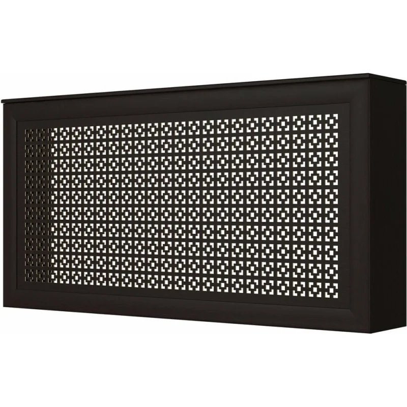 Экран для радиаторов Cosca Decor короб, 600x1200x200 мм, венге, перфорация дамаско, экран Модерн СПБ015862