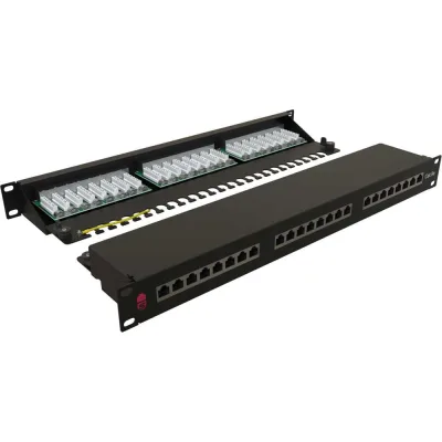 Патч-панель SYSMATRIX 19 Кат,5е 24 порта экранированная PP 1901U.S245ES.N