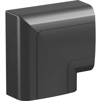 Плоский угол DKC 110x50 мм, черный 1 шт 01003A