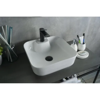 Раковина Gid N9443 накладная белая 41x41x15 51154