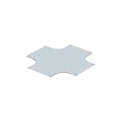 Крышка крестовой секции OBO Bettermann DFK 600 DD, для листовых лотков, B=600 мм, сталь, горячий цинк 7131194