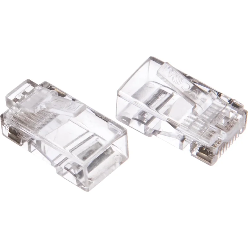 Коннекторы VCOM RJ-45 /8P8C/ для UTP кабеля 5 категории / упаковка по 20 шт./ VNA2200-1/20
