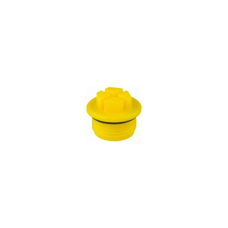 Заглушка пластиковая для внутренней резьбы Миниворкс GAS 3/8"x19, серия TFTOR, цвет желтый – (10 шт.) TFTOR3/8