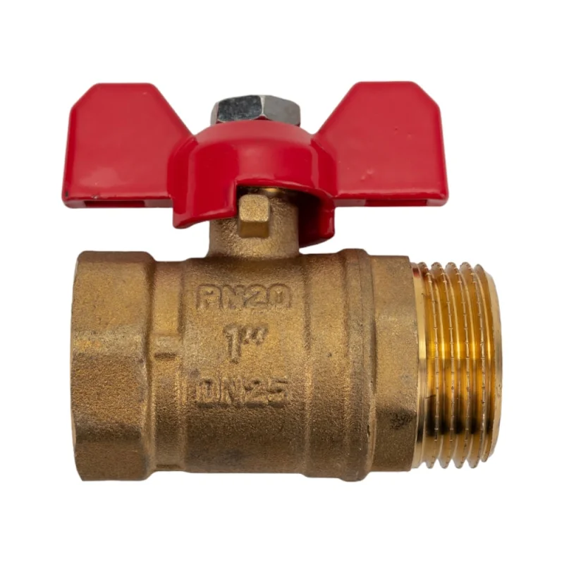 Шаровой кран ProfECO 1 ВР-НР, муфтовый, бабочка, Ду25, Ру20 11Б27п1 PE-1FMB