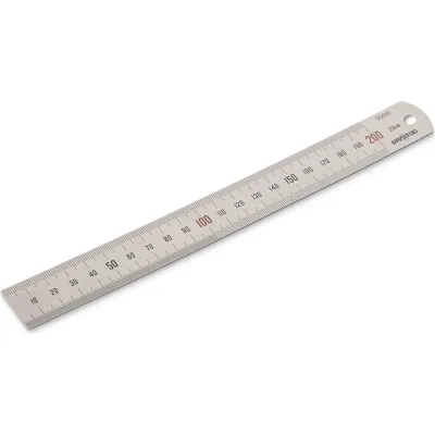 Линейка Sanitoo металлическая, 20 см 3000