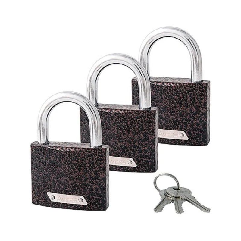 Замки навесные AVERS PD-01-63-Blister (3Locks+3Keys) 30921 00030921