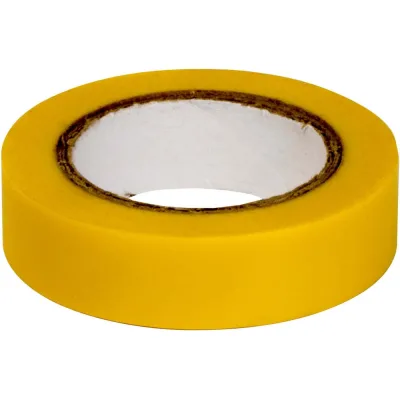 Лента изоляционная DKC ПВХ 19x0,15 20м в рулоне Желтая 1 шт. PVC192015Y