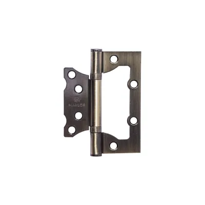 Петля дверная без врезки Marlok 100x75x2,0 AB, бронза, 2 шт 013514
