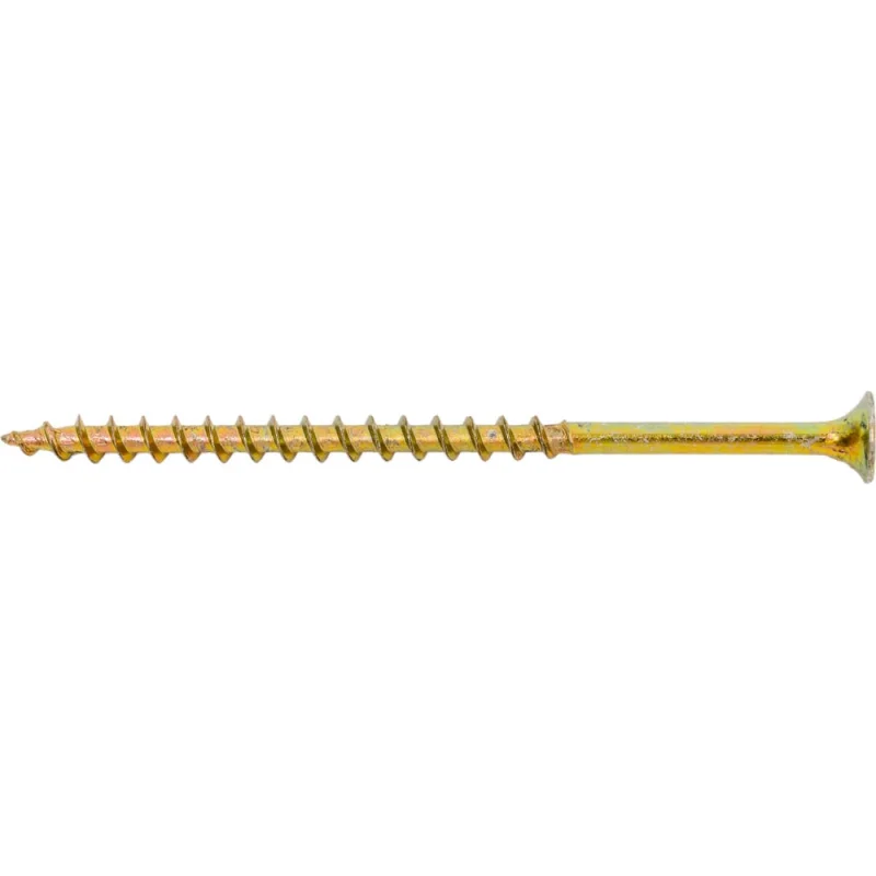 Саморез для ГКЛ STEELREX крупная резьба, жёлтый цинк, 4,2x76 мм, 100 шт. 0105042076B300010016