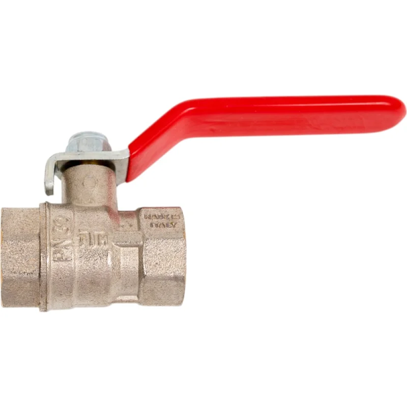 Кран Tiemme 1/2" ВВ шаровой (плоская ручка) 2360017/2380