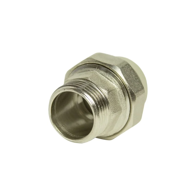 Комбинированная муфта VRT разъемная, наружная, 20х1/2", EVER plast, серый 515316