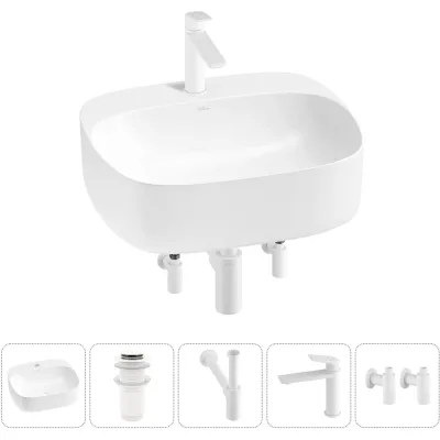 Набор Wellsee 5 в 1 Ideal накладная раковина 50x42 см 20214142R