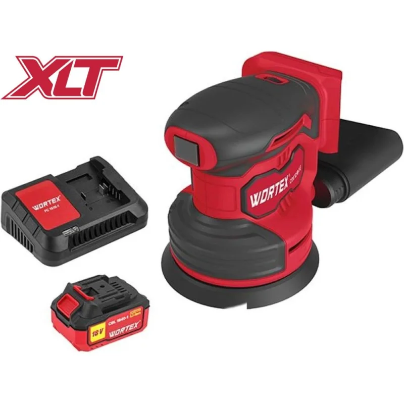 Аккумуляторная эксцентриковая шлифмашина WORTEX COS 1218-1 E ALL1 1333436