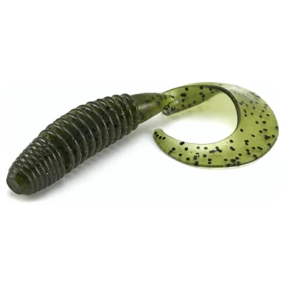 Съедобные искусственные твистеры LUCKY JOHN LJ Pro Series CRUSHER GRUB 3,9in, цвет PA01, 5шт. 140157-PA01